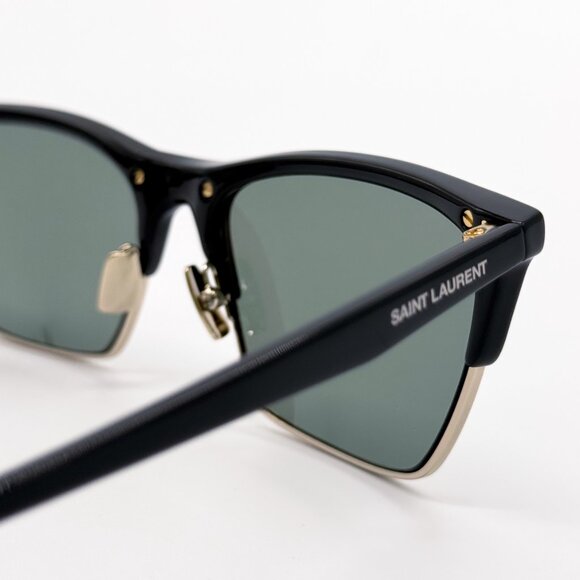 NEW SAINT LAURENT SL767 001 BLACK GREEN SUNGLASSES SAINT LAURENT SL 767 - Picture 9 of 12